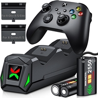 Ładowarka do pada na Xbox Seires X/Xbox Seires S z 4 szt. Bateria szybkie ładowanie stacji dokującej do konsoli Xbox One/Xbox One X/S/ELite 1